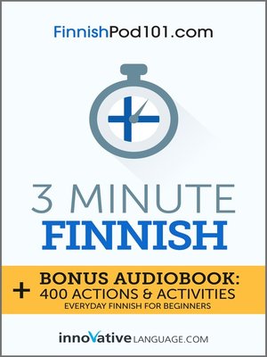cover image of 3-Minute Finnish